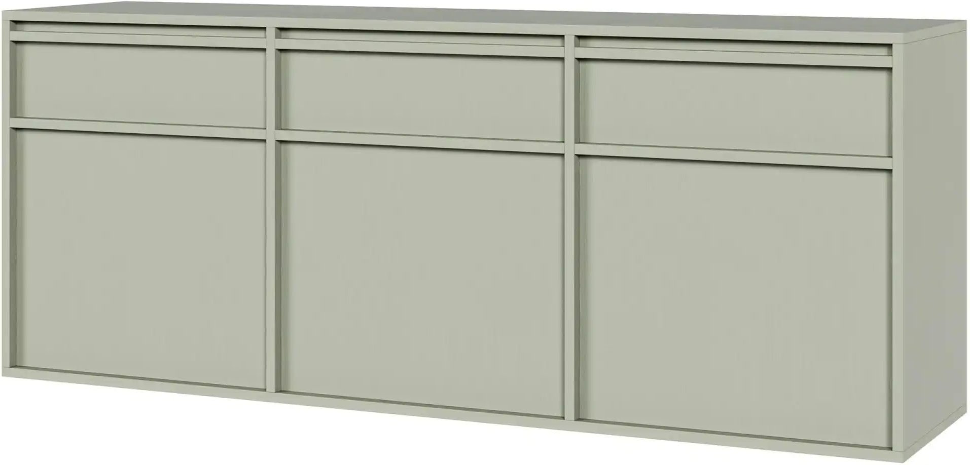 Selsey Sideboard Evo ¦ grün ¦ Maße (cm): B: 154 H: 61,6 Schränke > Hängeschränke - Höffner