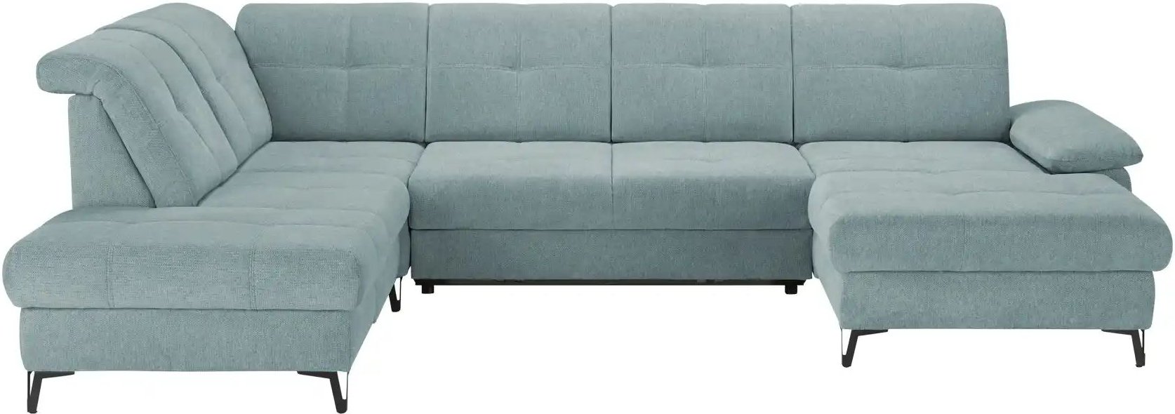 medium Wohnlandschaft Planova II ¦ blau ¦ Maße (cm): B: 338 H: 96 T: 249.0 Polstermöbel > Sofas > Schlafsofas - Höffner