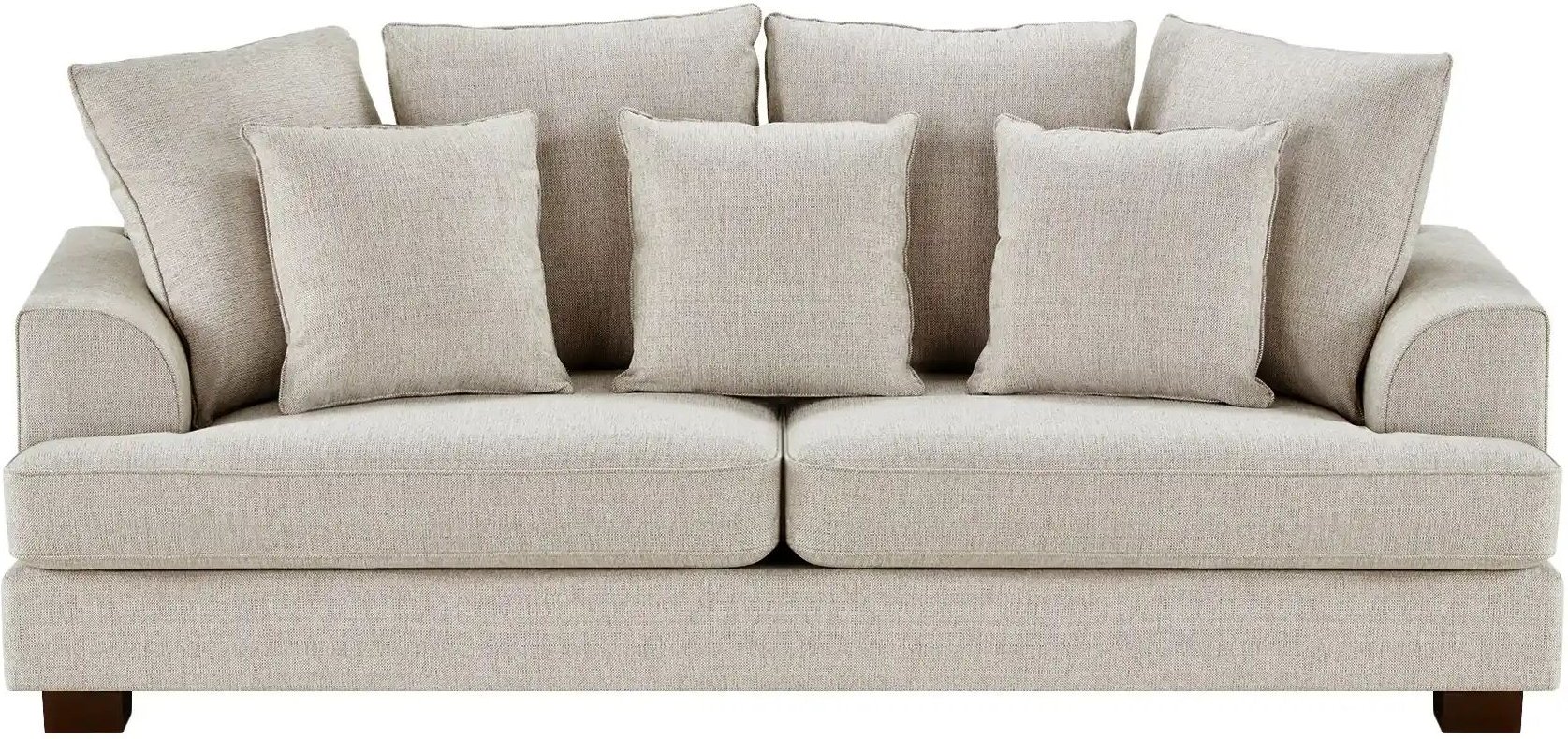 SOHO Sofa Franka ¦ beige ¦ Maße (cm): B: 231 H: 87 T: 103.0 Polstermöbel > Sofas > 3-Sitzer - Höffner