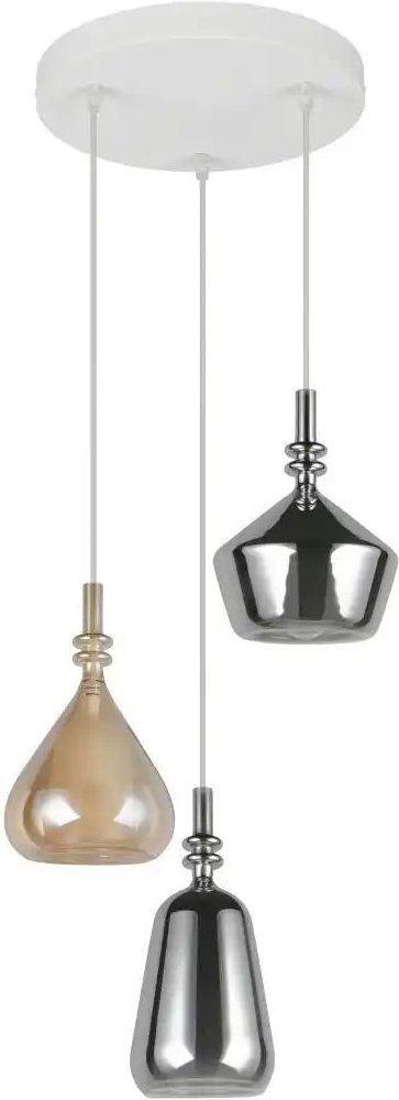 Trio Pendelleuchte ¦ weiß ¦ Maße (cm): H: 200 Ø: 28 Lampen & Leuchten > Deckenleuchten - Höffner