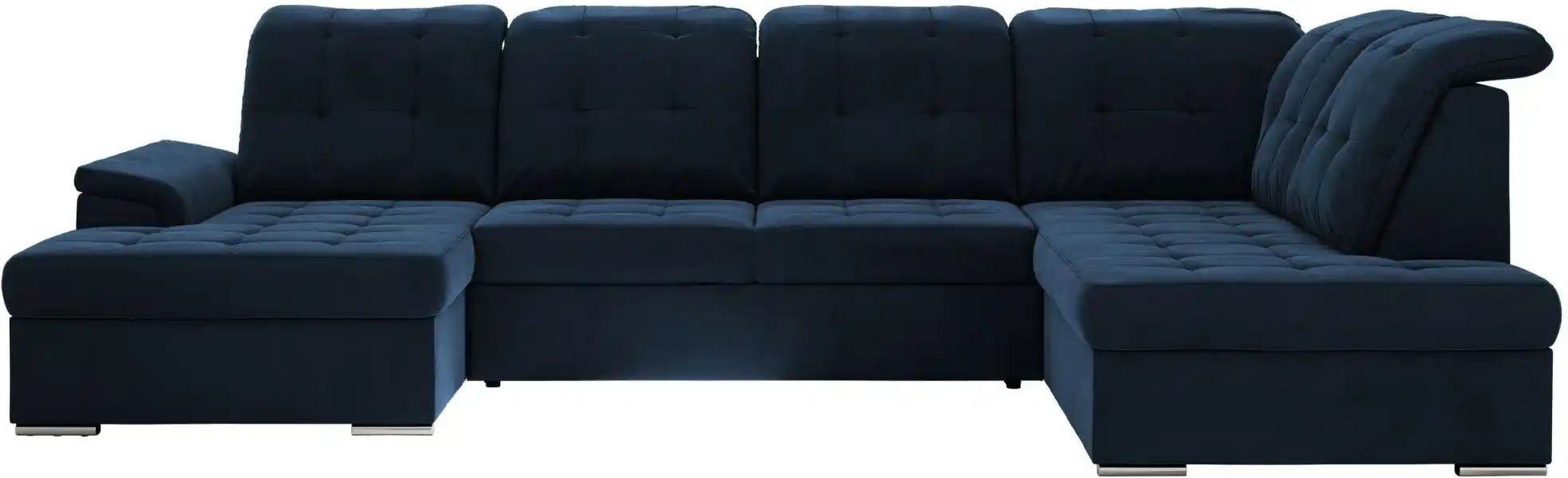 Wohnlandschaft mit Schlaffunktion Madrito ¦ blau ¦ Maße (cm): B: 323 H: 89 Polstermöbel > Sofas > Wohnlandschaften - Höf...