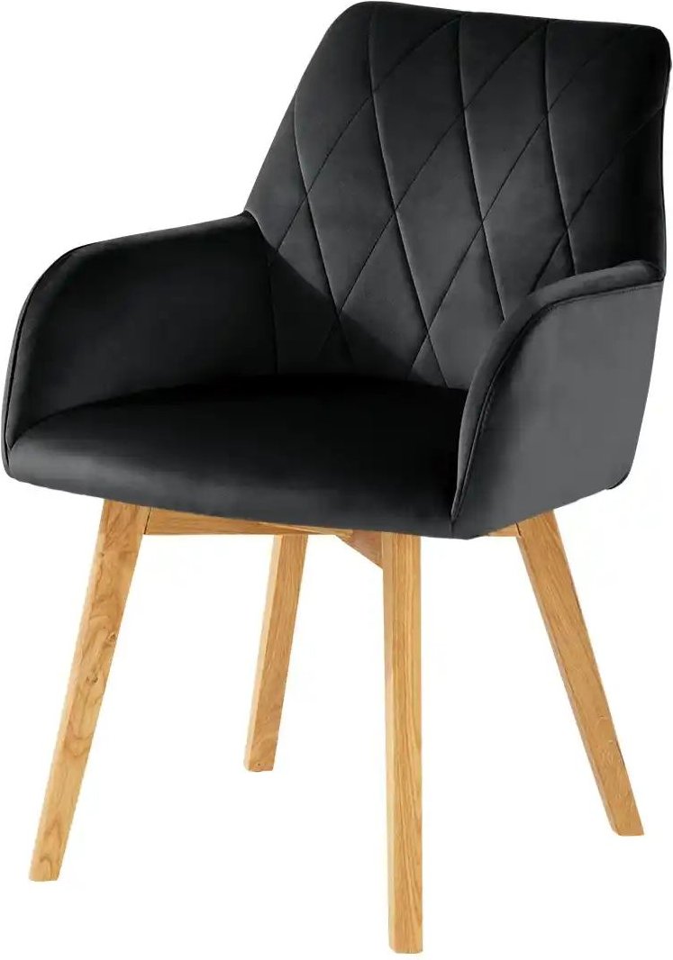 Woodford Armlehnstuhl Bristol ¦ schwarz ¦ Maße (cm): B: 60 H: 88 T: 67.0 Stühle > Esszimmerstühle > Esszimmerstühle mit...