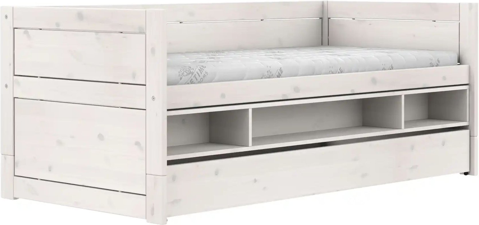 Lifetime Kojenbett mit Stauraum und Bettkasten Basis ¦ weiß ¦ Maße (cm): B: 207 H: 83 T: 102.0 Betten > Bettgestelle - ...