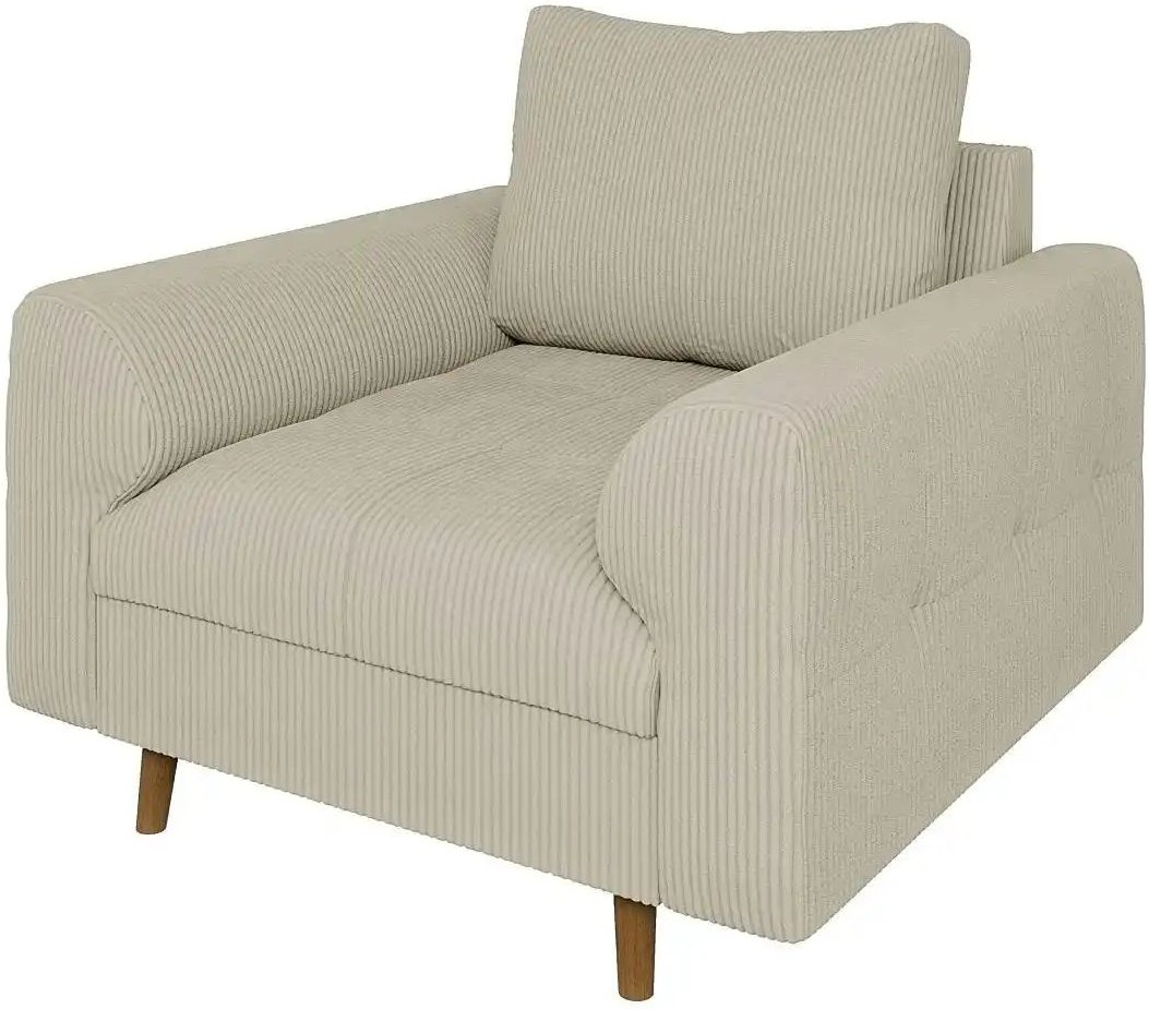 S-STYLE Sessel Maya ¦ beige ¦ Maße (cm): B: 97 H: 81 Polstermöbel > Sessel > Polstersessel - Höffner