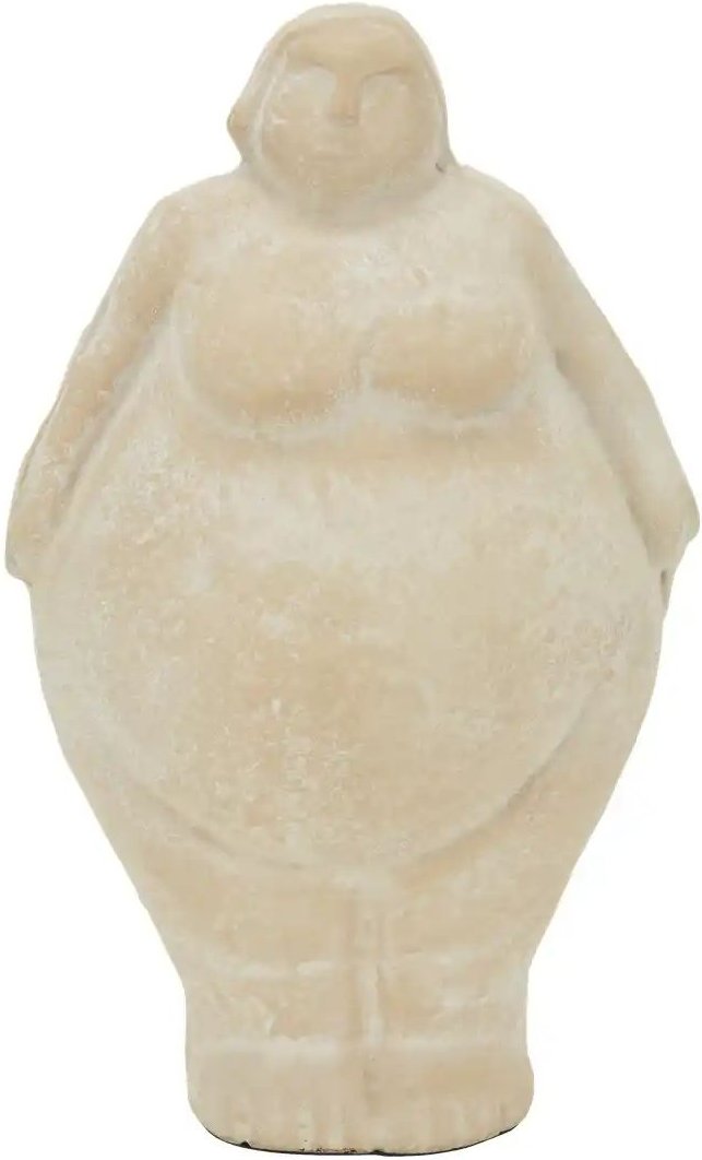 HOME STORY Deko Figur ¦ beige ¦ Aluminium ¦ Maße (cm): B: 16 H: 25 T: 14.0 Accessoires > Dekoartikel - Höffner