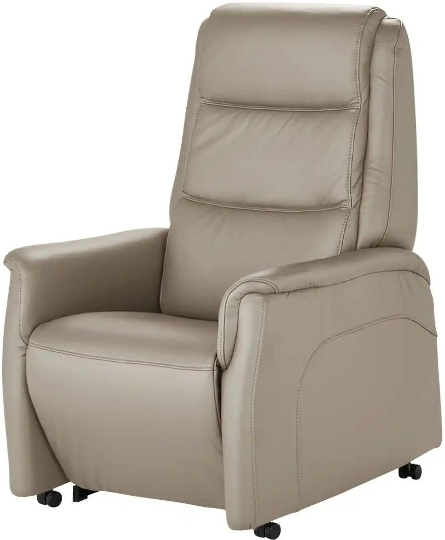 Hukla Ledersessel mit Aufstehhilfe Dean ¦ grau ¦ Maße (cm): B: 70 H: 107 T: 88.0 Polstermöbel > Sessel > Fernsehsessel -...