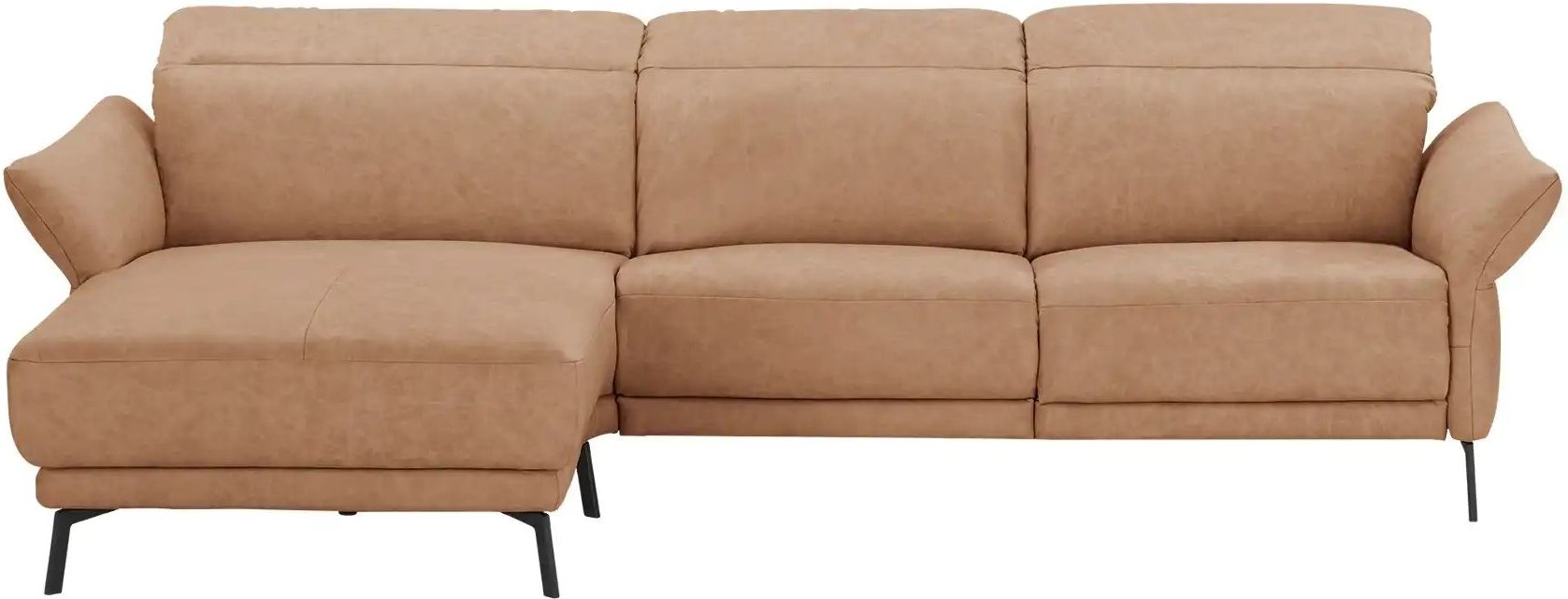 Wohnwert Ecksofa Leder Bellana ¦ braun ¦ Maße (cm): B: 285 H: 101 T: 161.0 Polstermöbel > Sofas > Ecksofas - Höffner