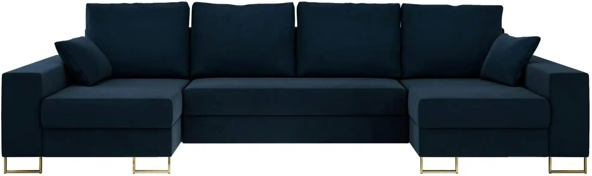 Wohnlandschaft mit Schlaffunktion Dorain ¦ blau ¦ Maße (cm): B: 312 H: 95 Polstermöbel > Sofas > Schlafsofas - Höffner