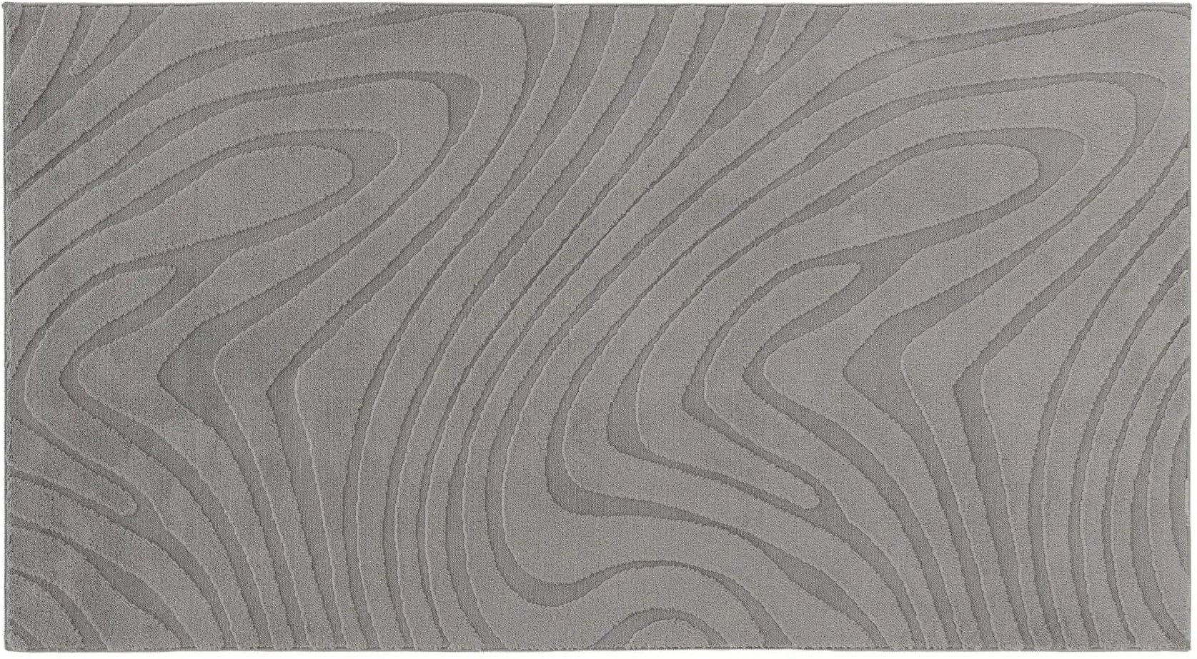 como Webteppich Wave ¦ grau ¦ Synthetische Fasern ¦ Maße (cm): B: 80 Teppiche > Kurzflorteppiche - Höffner