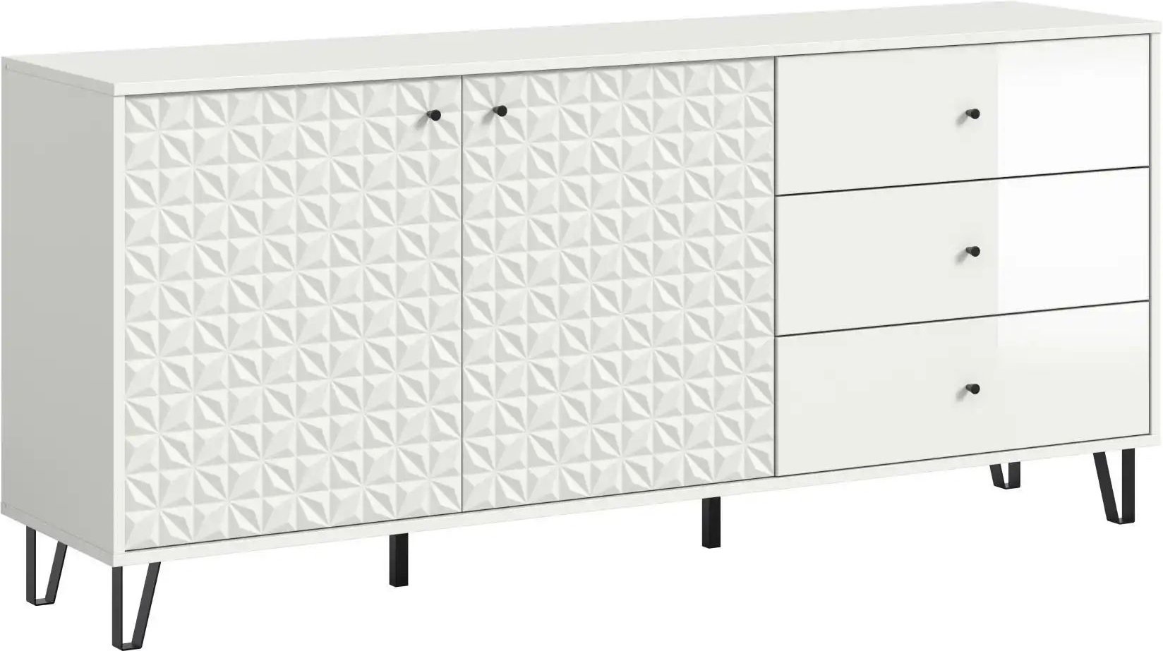 Sideboard Prisma ¦ weiß ¦ Maße (cm): B: 169 H: 76 Kommoden & Sideboards > Sideboards - Höffner