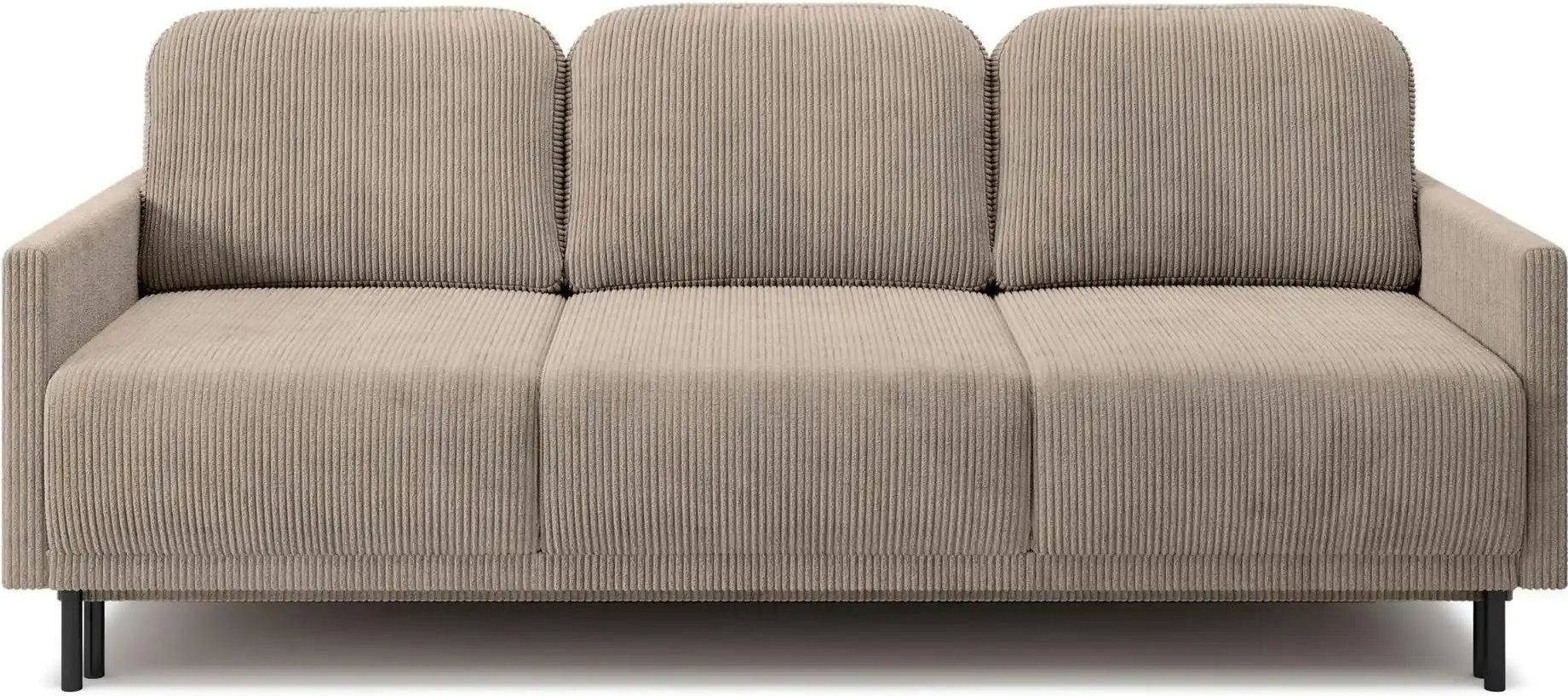 Selsey Einzelsofa mit Schlaffunktion Hamiel ¦ beige ¦ Maße (cm): B: 212 H: 87 Polstermöbel > Sofas > 3-Sitzer - Höffner