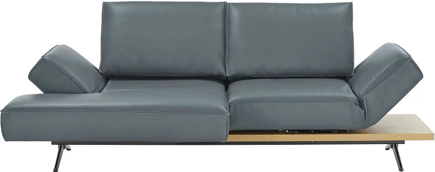 KOINOR Ecksofa Echtleder Phoenix ¦ blau ¦ Maße (cm): B: 240 H: 116 T: 132.0 Polstermöbel > Sofas > Ecksofas - Höffner