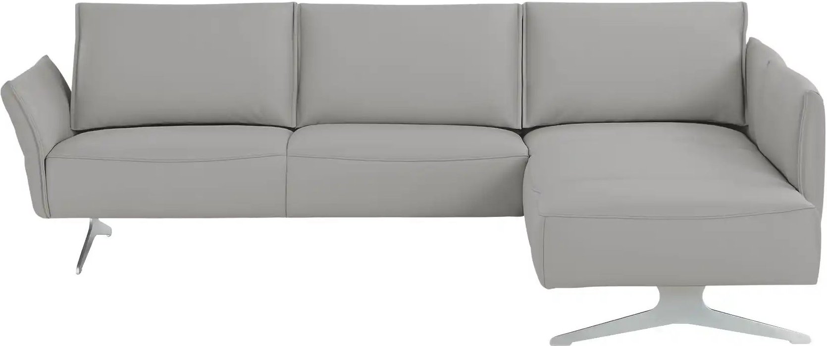 KOINOR Ecksofa Vineto ¦ silber ¦ Maße (cm): B: 272 H: 83 T: 207.0 Polstermöbel > Sofas > Ecksofas - Höffner