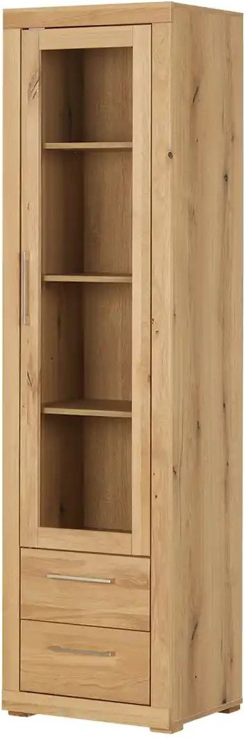 smart Vitrine Oslo ¦ holzfarben ¦ Maße (cm): B: 51 H: 189 T: 42.0 Schränke > Vitrinen - Höffner