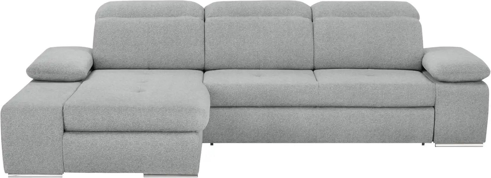 switch Ecksofa aus Mikrofaser Avilla ¦ grau ¦ Maße (cm): B: 285 H: 86 T: 187.0 Polstermöbel > Sofas > Ecksofas - Höffner