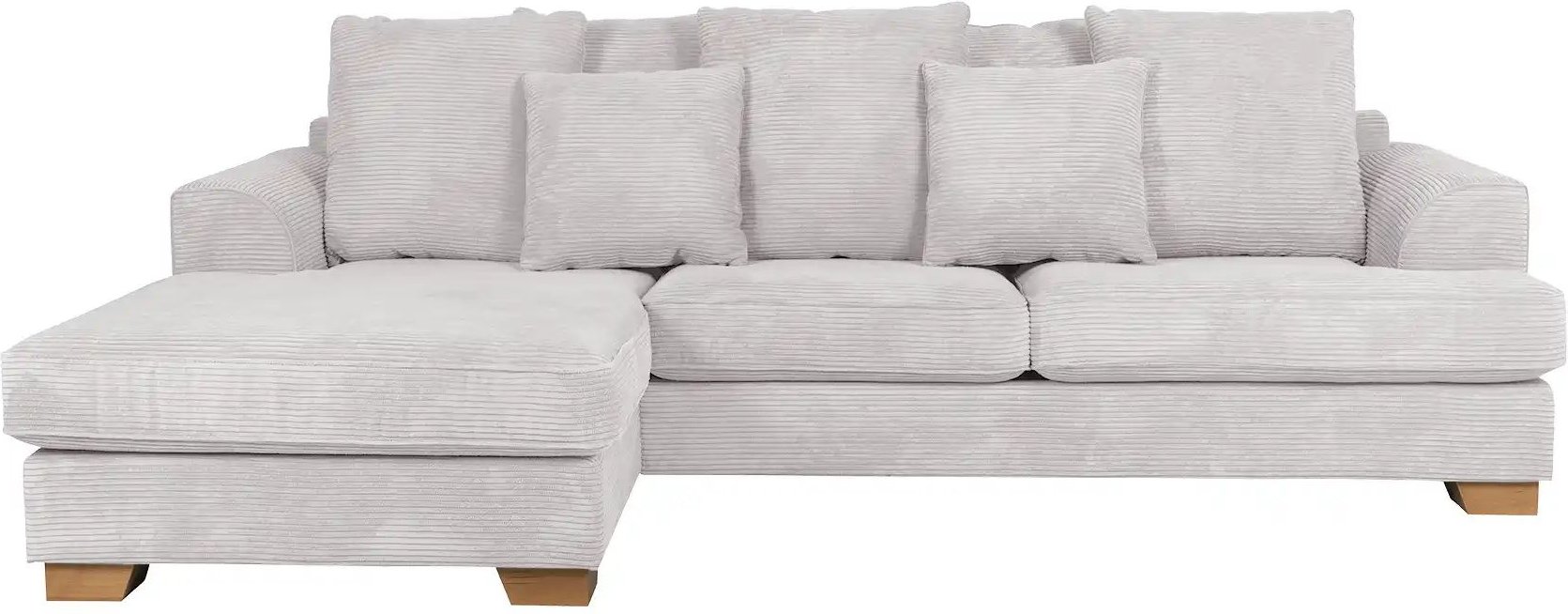 SOHO Ecksofa Franka ¦ weiß ¦ Maße (cm): B: 268 H: 87 T: 161.0 Polstermöbel > Sofas > 3-Sitzer - Höffner