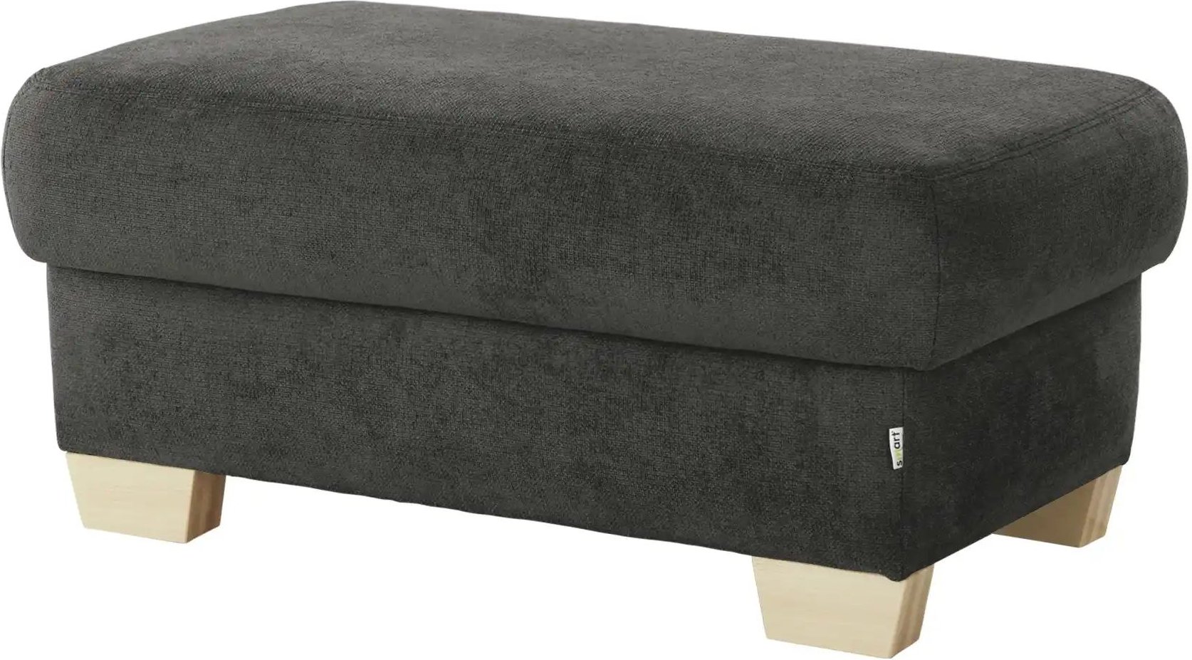 smart Hocker  Valencia ¦ grau ¦ Maße (cm): B: 100 H: 45 T: 60.0 Polstermöbel > Hocker - Höffner