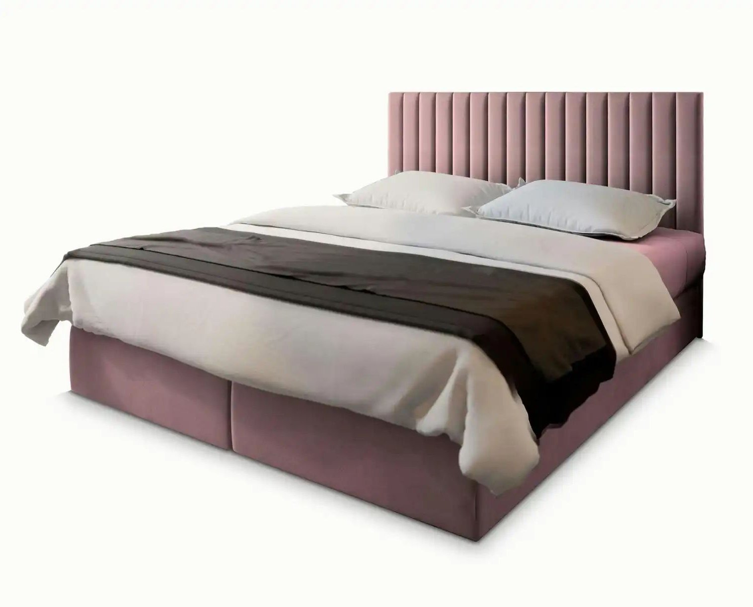 MASSENO Boxbett mit Bettkasten Bresel ¦ rosa/pink ¦ Maße (cm): B: 140 H: 98 Betten > Polsterbetten - Höffner