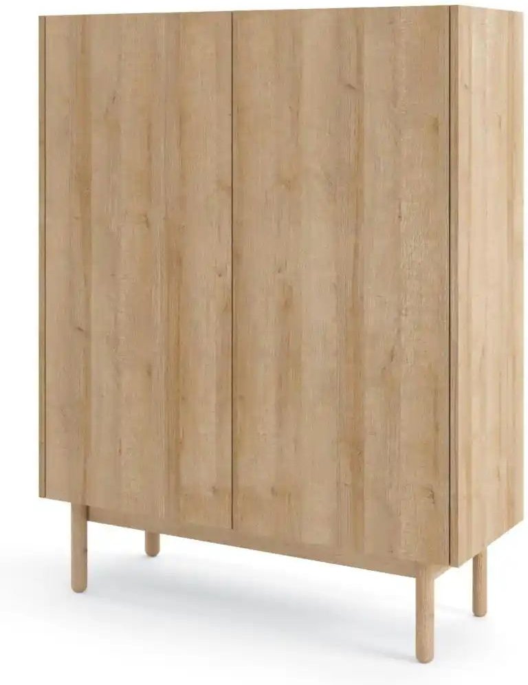Highboard Boho ¦ braun ¦ Maße (cm): B: 97 H: 122 Kommoden & Sideboards > Highboards - Höffner