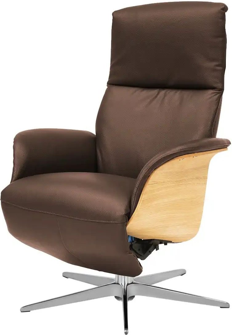 Nils Olsen Drehsessel mit Relaxfunktion Frederik ¦ braun ¦ Maße (cm): B: 78 H: 113 T: 79.0 Polstermöbel > Sessel > Relax...