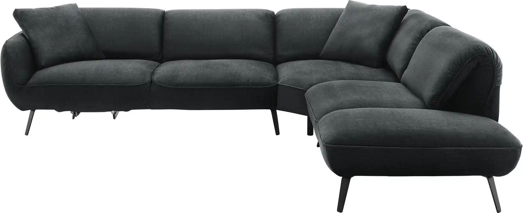 pop Ecksofa Ventus ¦ schwarz ¦ Maße (cm): B: 304 Polstermöbel > Sofas > Ecksofas - Höffner