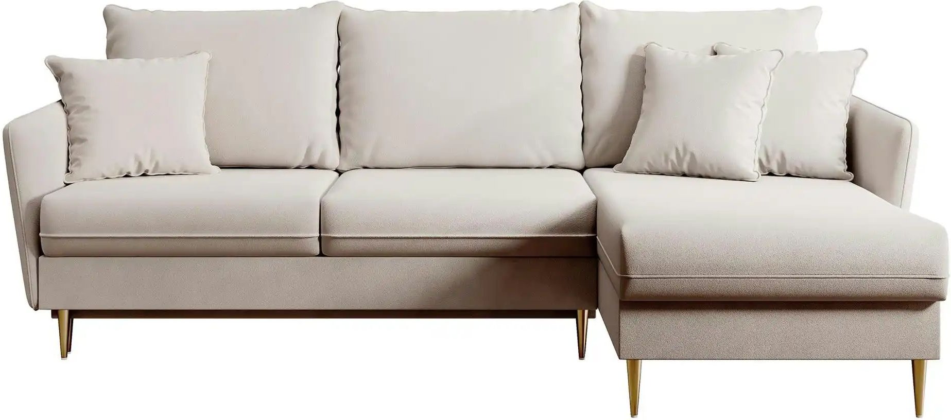 Thumbnail - Selsey Ecksofa mit Schlaffunktion Volio ¦ beige ¦ Maße (cm): B: 223 H: 88 Polstermöbel > Sofas > 3-Sitzer - Höffner