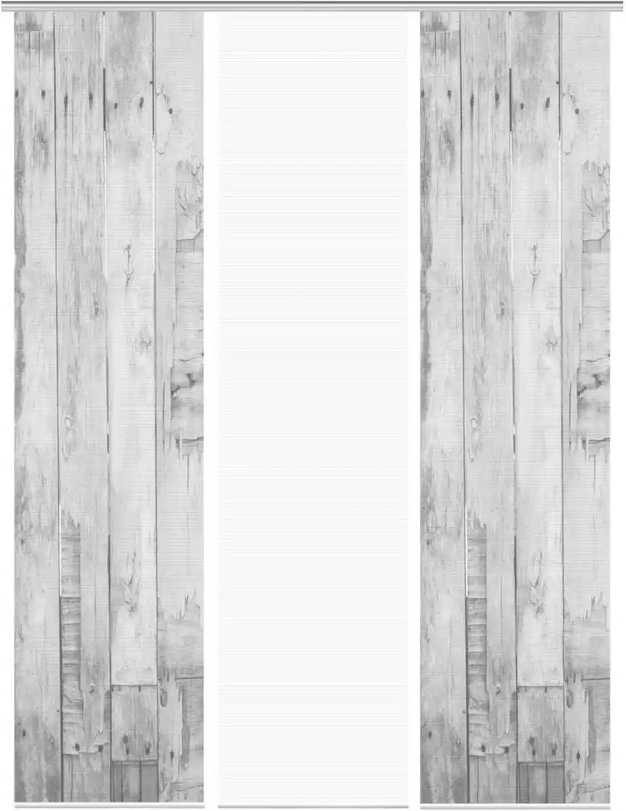 Thumbnail - VISION S Schiebevorhang ¦ grau ¦ Synthetik ¦ Maße (cm): B: 60 H: 260 Gardinen & Rollos > Gardinen & Vorhänge > Schiebe...