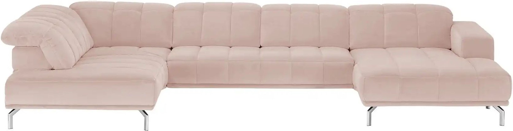 Lounge Collection Wohnlandschaft Sarina ¦ rosa/pink ¦ Maße (cm): B: 383 H: 75 T: 212.0 Polstermöbel > Sofas > Wohnlands...