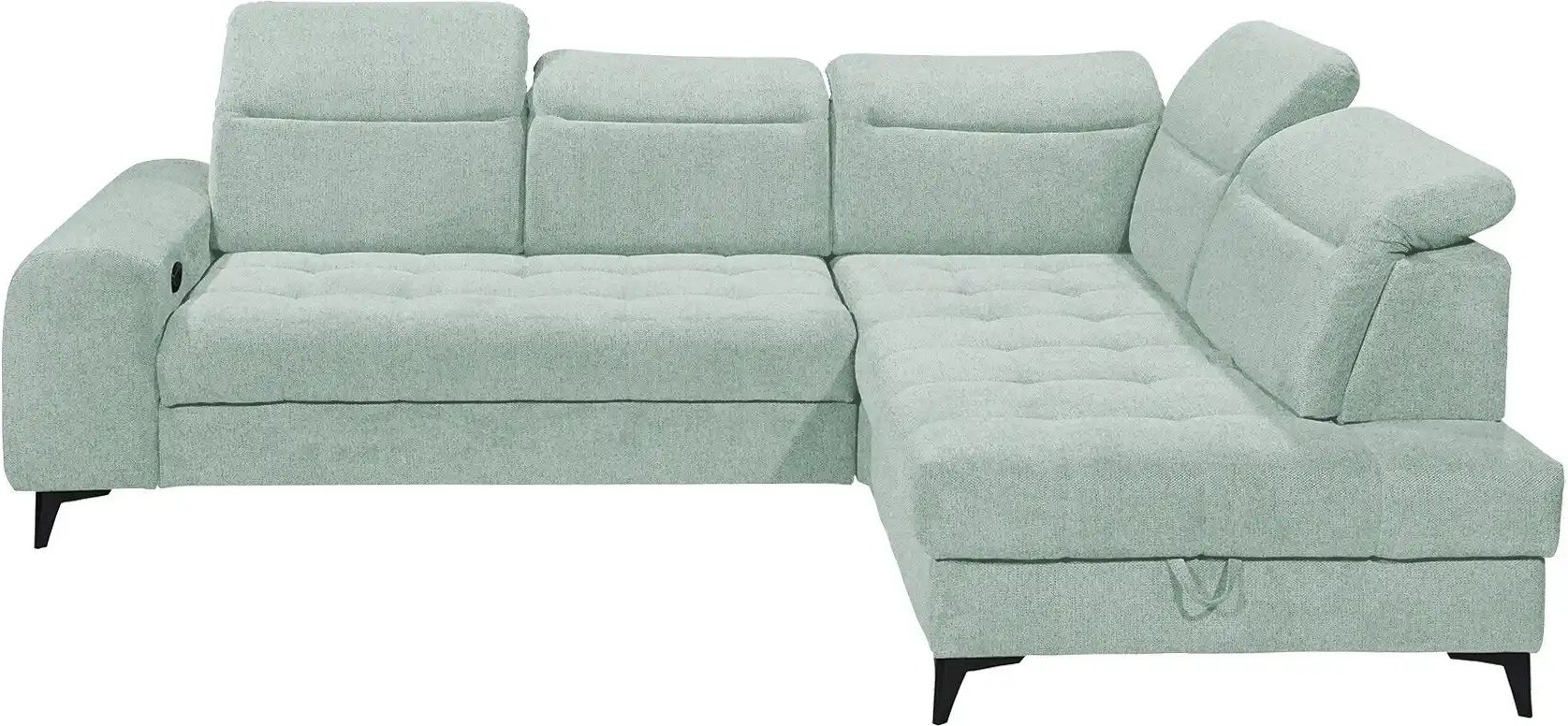 Ecksofa Rockdale ¦ grün ¦ Maße (cm): B: 282 H: 90 T: 200.0 Polstermöbel > Sofas > Ecksofas - Höffner