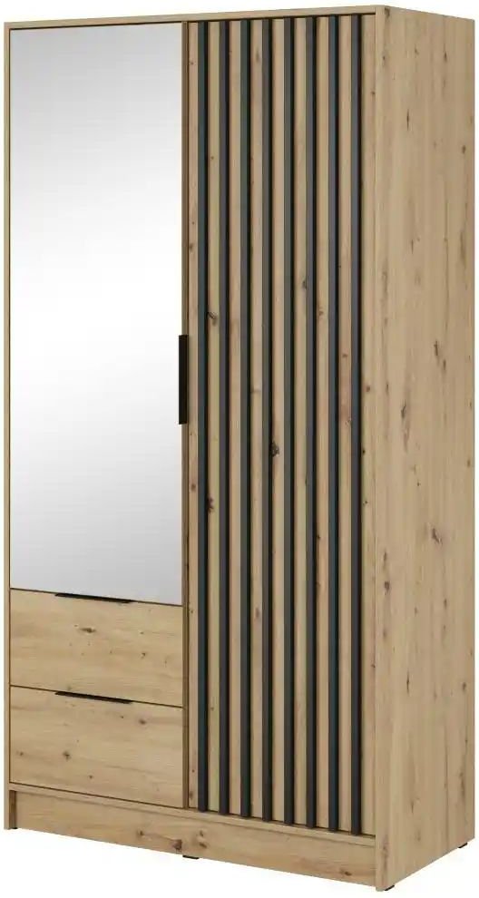 Drehtürenschrank Nelly ¦ braun ¦ Maße (cm): B: 105 H: 200 Schränke > Kleiderschränke > Drehtürenschränke - Höffner