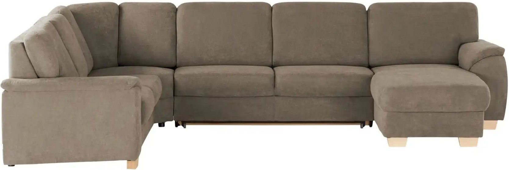 smart Wohnlandschaft Valencia ¦ braun ¦ Maße (cm): B: 341 Polstermöbel > Sofas > Schlafsofas - Höffner