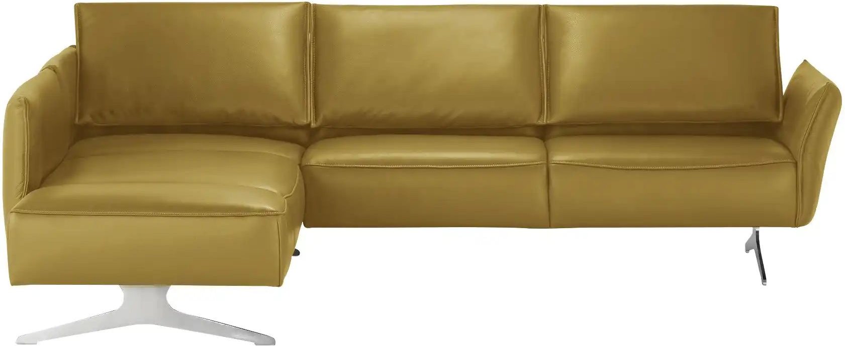 KOINOR Ecksofa Leder Vineto ¦ grün ¦ Maße (cm): B: 272 H: 83 T: 207.0 Polstermöbel > Sofas > Ecksofas - Höffner