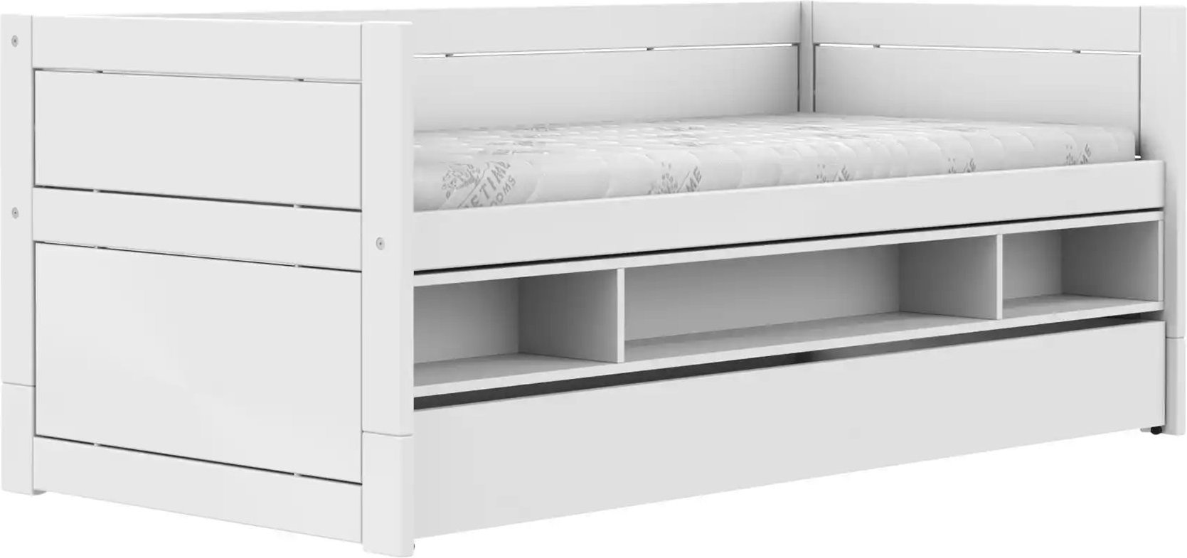Thumbnail - Lifetime Kojenbett mit Stauraum und Bettkasten Basis ¦ weiß ¦ Maße (cm): B: 207 H: 83 T: 102.0 Betten > Bettgestelle - ...