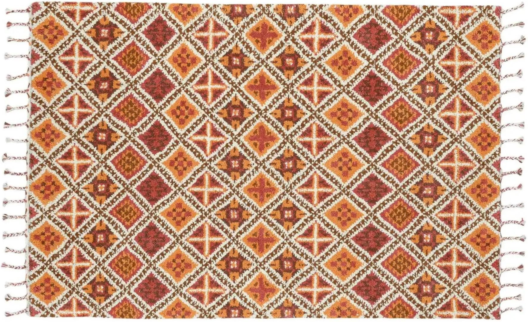 THEKO Berberteppich Marmoucha ¦ rot ¦ Wolle ¦ Maße (cm): B: 170 H: 2,4 Teppiche > Wohnteppiche > Teppiche 170x240 cm - ...