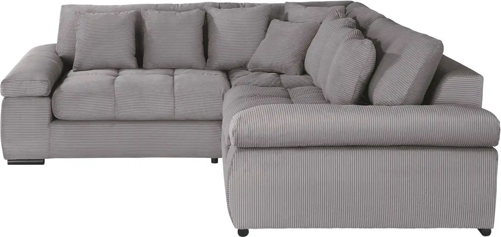 bobb Ecksofa Hella ¦ grau ¦ Maße (cm): B: 284 H: 96 T: 284.0 Polstermöbel > Sofas > 3-Sitzer - Höffner