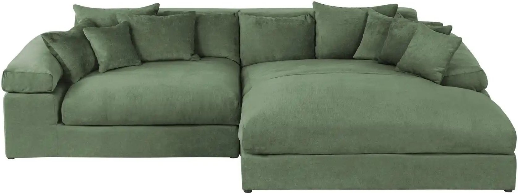 smart Ecksofa Lianea ¦ grün ¦ Maße (cm): B: 291 H: 86 T: 208.0 Polstermöbel > Sofas > 3-Sitzer - Höffner