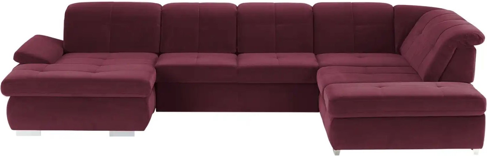 Lounge Collection Wohnlandschaft Mikrofaser  Affair ¦ rot ¦ Maße (cm): B: 371 H: 100 T: 260.0 Polstermöbel > Sofas > Woh...