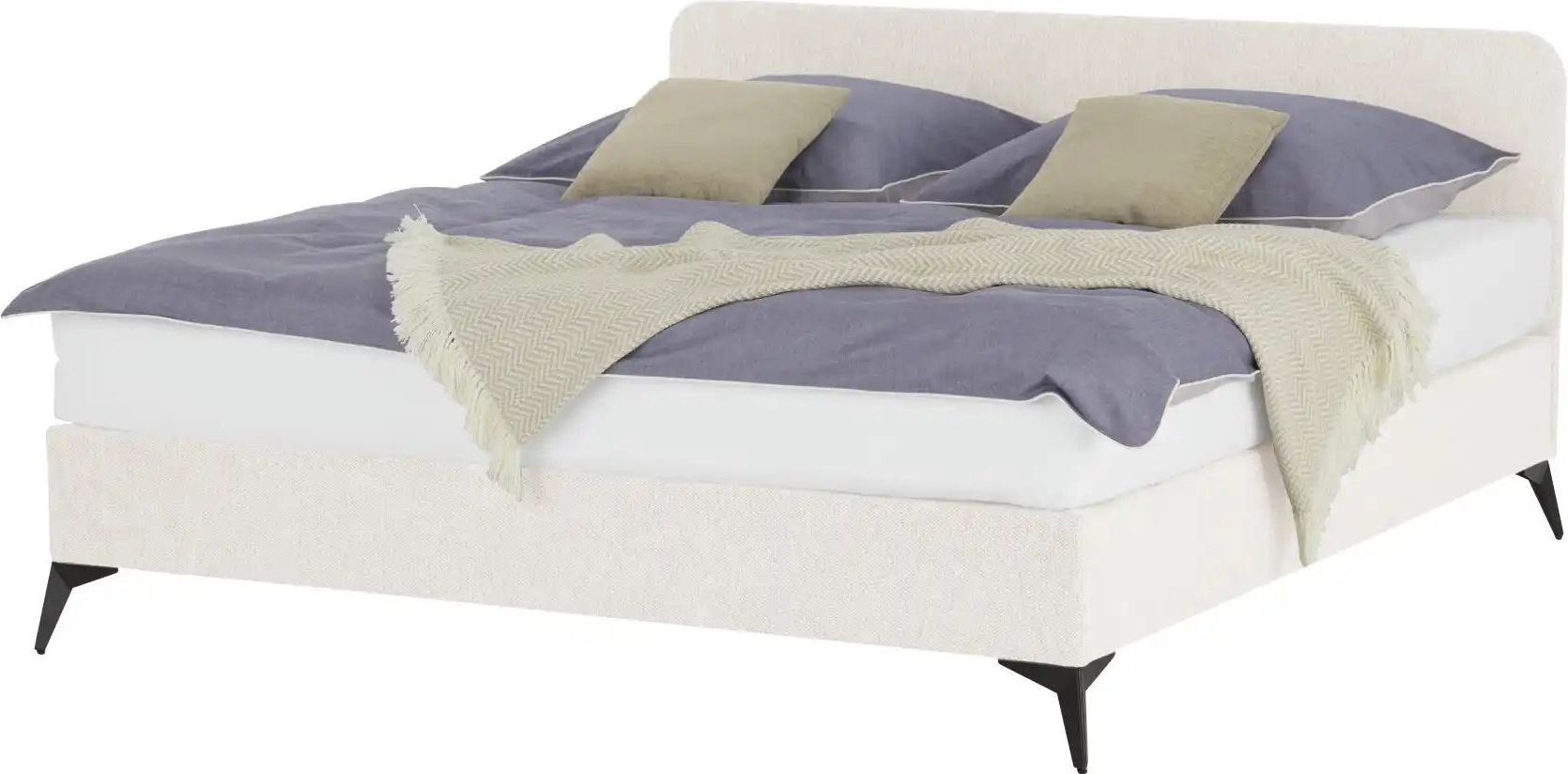 Polsterbett mit Matratze Simply ¦ creme ¦ Maße (cm): B: 141 H: 90 Betten > Polsterbetten - Höffner