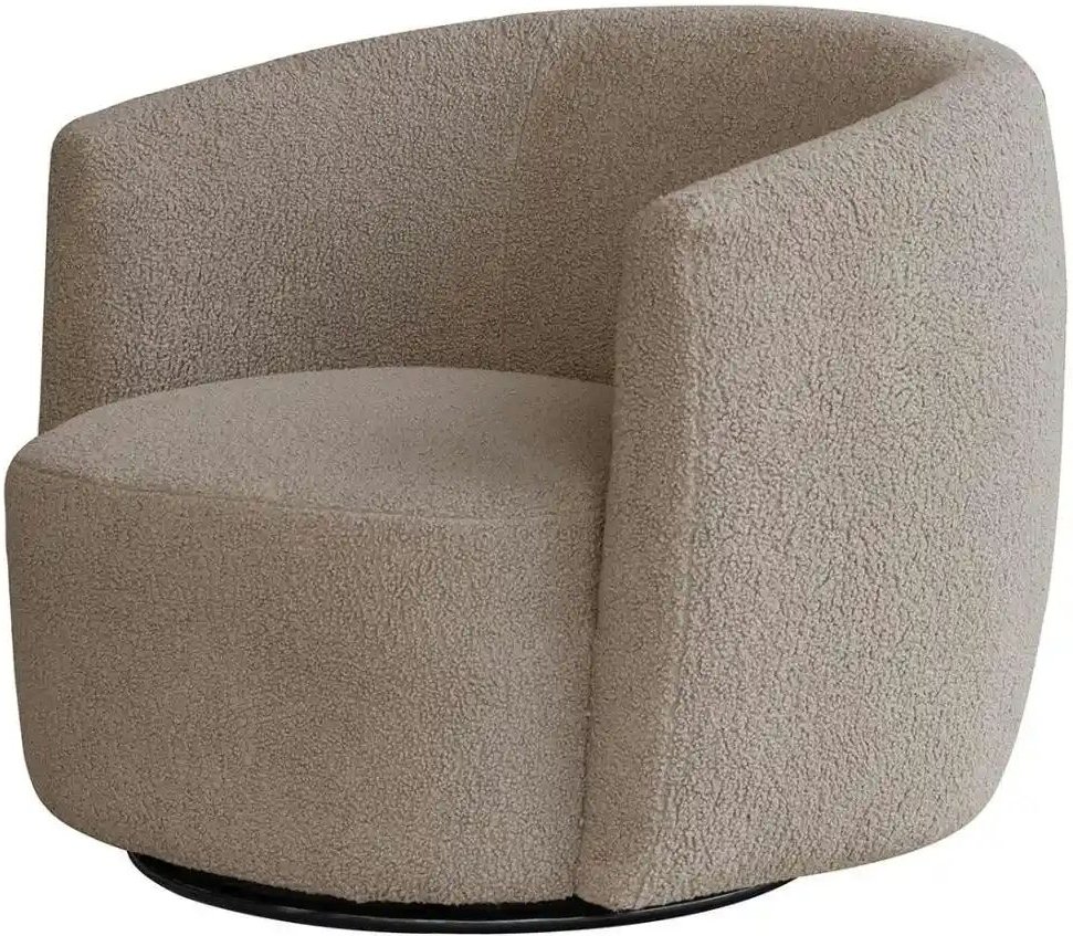 Kayoom Sessel Aveiro ¦ beige ¦ Maße (cm): B: 82 H: 71 Polstermöbel > Sessel > Drehsessel - Höffner