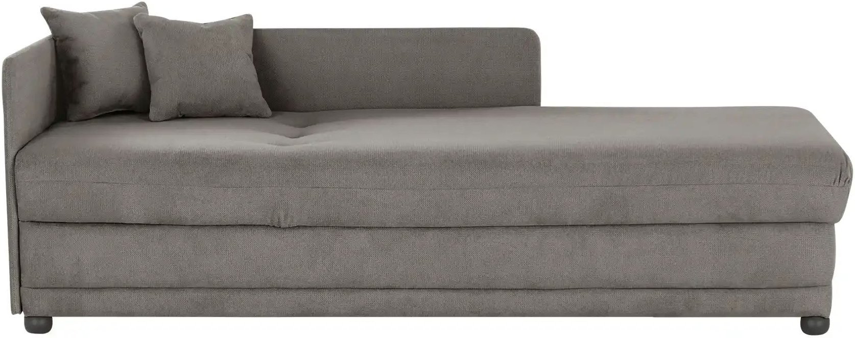 Polsterliege Danette ¦ grau ¦ Maße (cm): B: 204 H: 67 T: 87.0 Polstermöbel > Ottomanen & Recamiere - Höffner