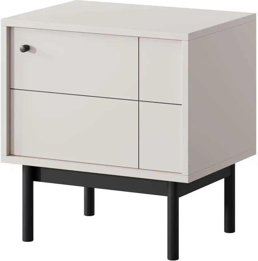 Nachtkommode Panda ¦ beige ¦ Maße (cm): B: 53,5 H: 56,5 Tische > Nachttische - Höffner