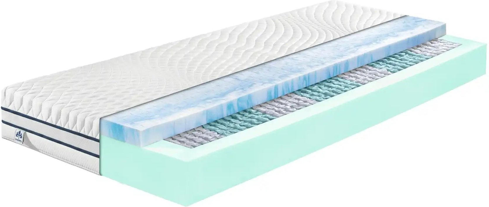 IRISETTE Tonnentaschenfederkernmatratze Cuba 22 TTFK ¦ weiß ¦ Maße (cm): B: 120 H: 24 Matratzen & Zubehör > Matratzen-A...