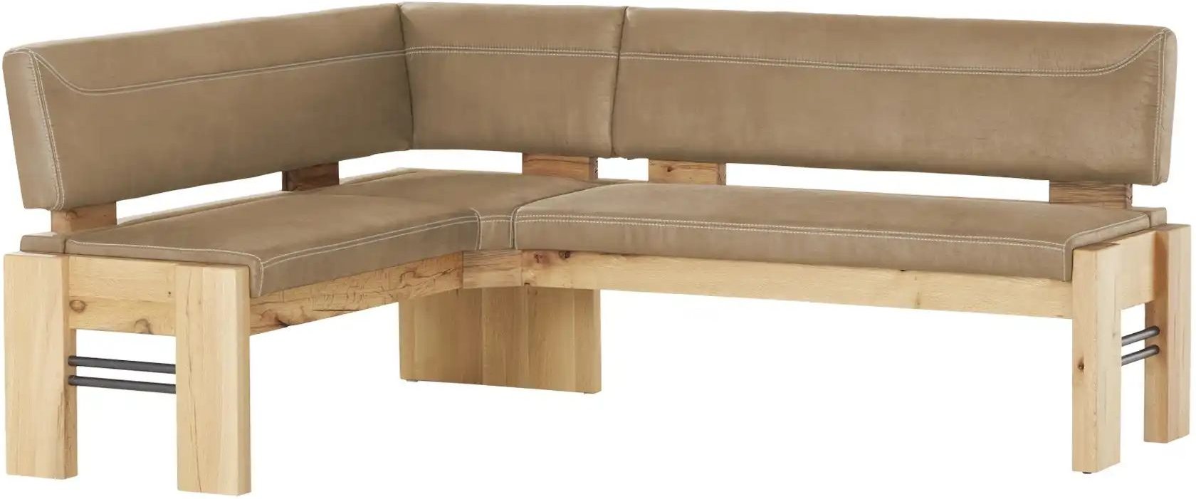 Eckbank massiv Floyd ¦ beige ¦ Maße (cm): H: 90 Bänke > Eckbänke - Höffner