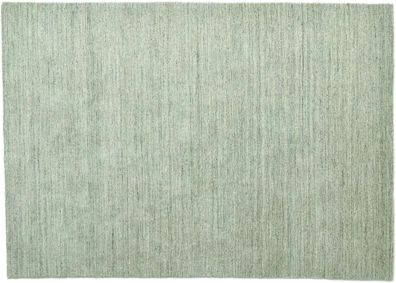 THEKO Wollteppich San Diego ¦ grün ¦ Viskose ¦ Maße (cm): B: 60 H: 1 Teppiche > Kurzflorteppiche - Höffner