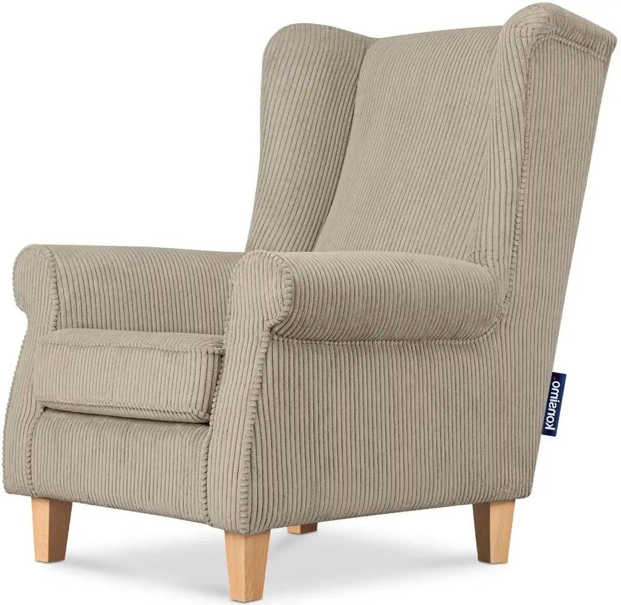 KONSIMO Ohrensessel Miles ¦ braun ¦ Maße (cm): B: 82 H: 105 Polstermöbel > Sessel > Ohrensessel - Höffner