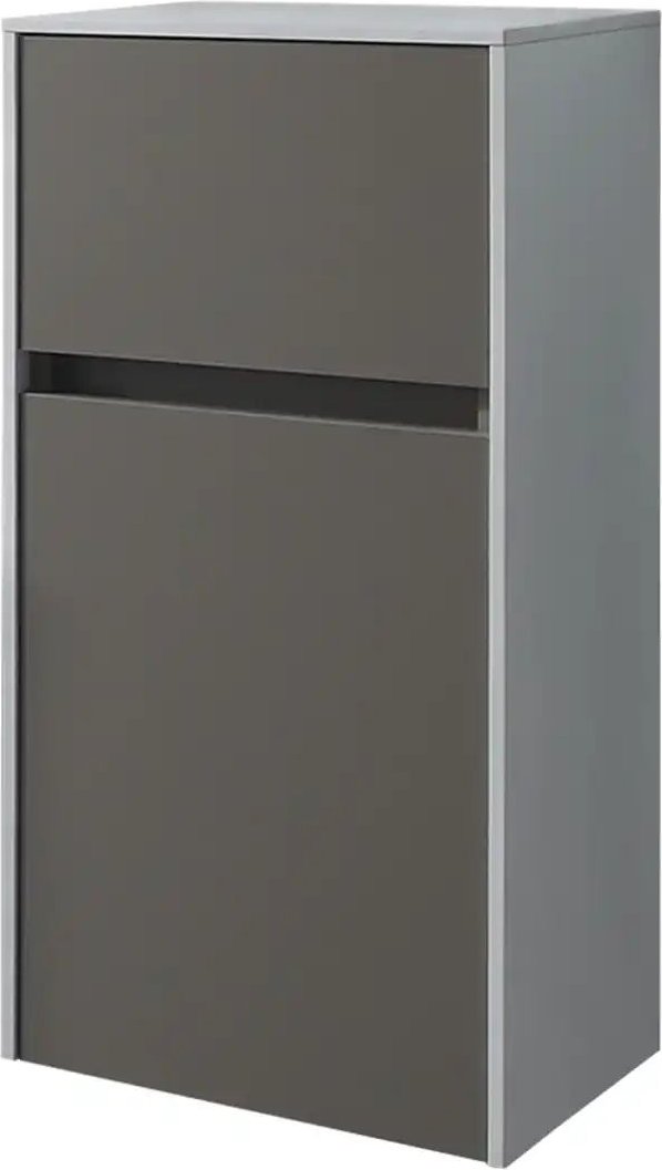 calmo Bad-Highboard Stilaro ¦ grau ¦ Maße (cm): B: 37 H: 79 T: 33.0 Schränke > Badschränke > Bad-Unterschränke - Höffne...