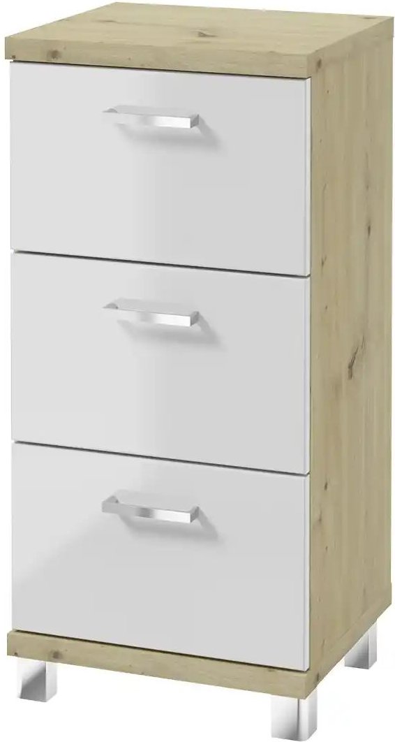 Unterschrank Nehmitzsee ¦ holzfarben ¦ Maße (cm): B: 35 H: 74 T: 32.0 Schränke > Badschränke > Bad-Unterschränke - Höff...