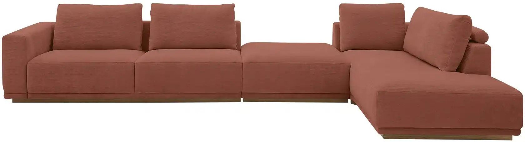 Musterring Ecksofa JustB! PM200 ¦ braun ¦ Maße (cm): B: 395 H: 60 T: 202.0 Polstermöbel > Sofas > Ecksofas - Höffner