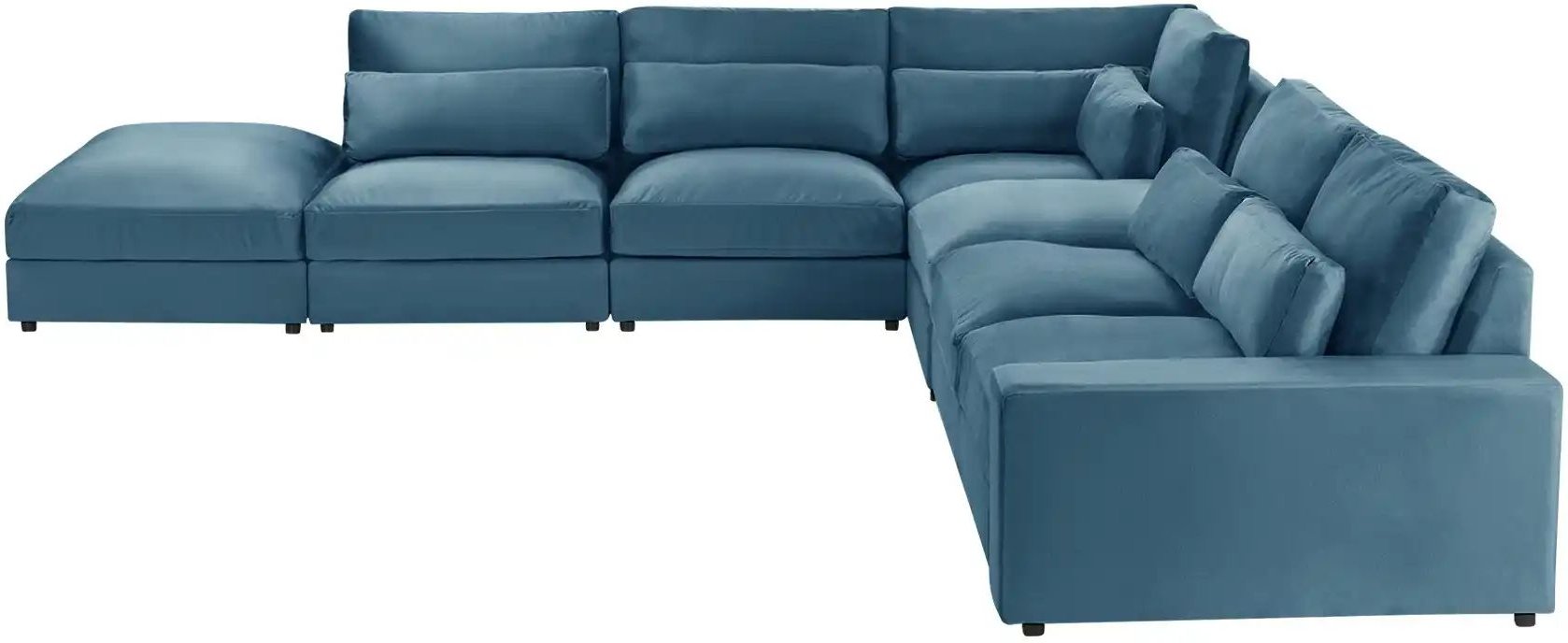Ecksofa Branna ¦ blau ¦ Maße (cm): B: 412 H: 88 T: 386.0 Polstermöbel > Sofas > Modulsofas - Höffner