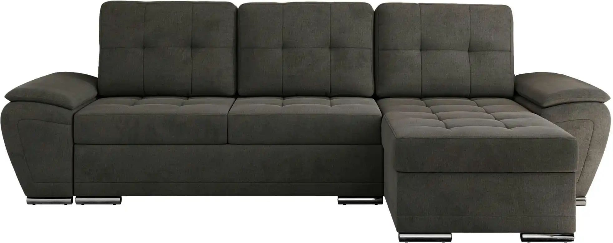 Ecksofa mit Schlaffunktion Umbria ¦ grau ¦ Maße (cm): B: 271 H: 85 Polstermöbel > Sofas > Ecksofas - Höffner